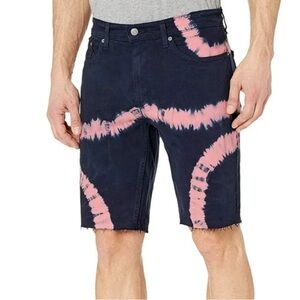 Levi’s Men’s 511 Slim Shorts Navy Tie Dye Size Waist 32 NEW
